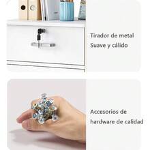 Archivero Para Oficina De Madera Con Cajón Con Cerradura - Multicolor - Ver 6