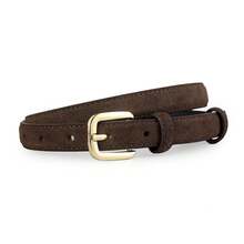 New Boho Cowhide Women Belt, Decor Waist Strap For Jeans & Suit Pants, Waist Cinch Accessory, Preferred Friend Gift - Black - View 5