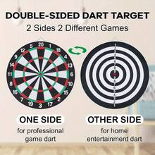 Papan Dart 12 Inci (4 Anak Panah) Set Dart untuk Latihan & Hiburan, Permainan Rekreasi Dalam Ruangan, Cocok untuk Pesta dan Permainan Keluarga, Mudah Disimpan dan Digantung, Hadiah Pesta, Hadiah Natal, Hadiah Halloween - MultiWarna - View 9