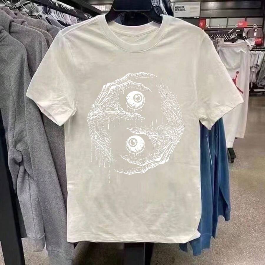 Men T-Shirts - 白色 - 查看 1