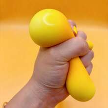 1/2件芒果造型捏捏樂水果壓力紓壓玩具，惡搞玩具，裝飾品，觸感柔軟黏手，趣味十足，適合節日禮物，焦慮時可捏壓 - 均碼 - 查看 4