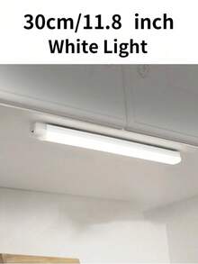 1件裝 LED 感應燈，無線 LED 夜燈，可充電櫥櫃衣櫃燈，廚房樓梯背光燈，智能 LED 感應燈，露營車照明燈管燈具，USB 充電，內置鋰電池，感應式易安裝，適用於衣櫃、櫥櫃、臥室、浴室、樓梯等 - 白色 - 查看 14