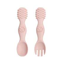 2pcs Silicone Tableware Set, Bear Pattern Design, Newborn Feeding Accessories, Durable And Easy To Clean, Baby Shower Gift - Multicolor - View 30