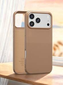Minimalist Brown Polka Dot Phone Case Compatible With IPhone 17 Pro Max/17 Pro/17/16 Pro Max/16 Pro/16/16 Plus/15/15 Pro Max/15 Pro/15 Plus/13/14 Pro Max/13 Pro/13 Pro Max/14 Pro/14 Pro Max/14 Plus Soft Shell Creative For Men And Women - Brown - View 2