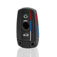 Silicone Car Key Case Key Chain For BMW E60 E61 E70 E81 E87 E90 E91 E92 X1 X5 X3 1 3 5 6 Series Z4 Keychain Accessories - black - View 9