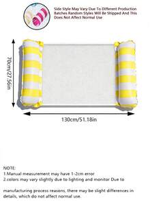 1/2pcs Inflatable Adult Water Hammock Pool Float, Foldable Floating Lounge Chair, Double Tube Inflatable Raft, Suitable For Swimming Pool Beach Vacation Water Sports, Leisure Floating Seat, Portable Pool Lounge Chair, Summer Party Travel Outdoor Entertainment And Seaside Fun - Multicolor - View 19