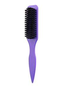 5Pcs Sharp Tailed Beard Brush Kit, Men's Vintage Oil Head Styling Brush, Spray Bottle, Slick Back Hair Brush For Sleek Ponytail Bun & Smoothing Baby Hairs, Edge Control - Backcombing & Teasing Hairbrush With Wide Rat Tail For Sectioning & Parting - Multicolor - View 14
