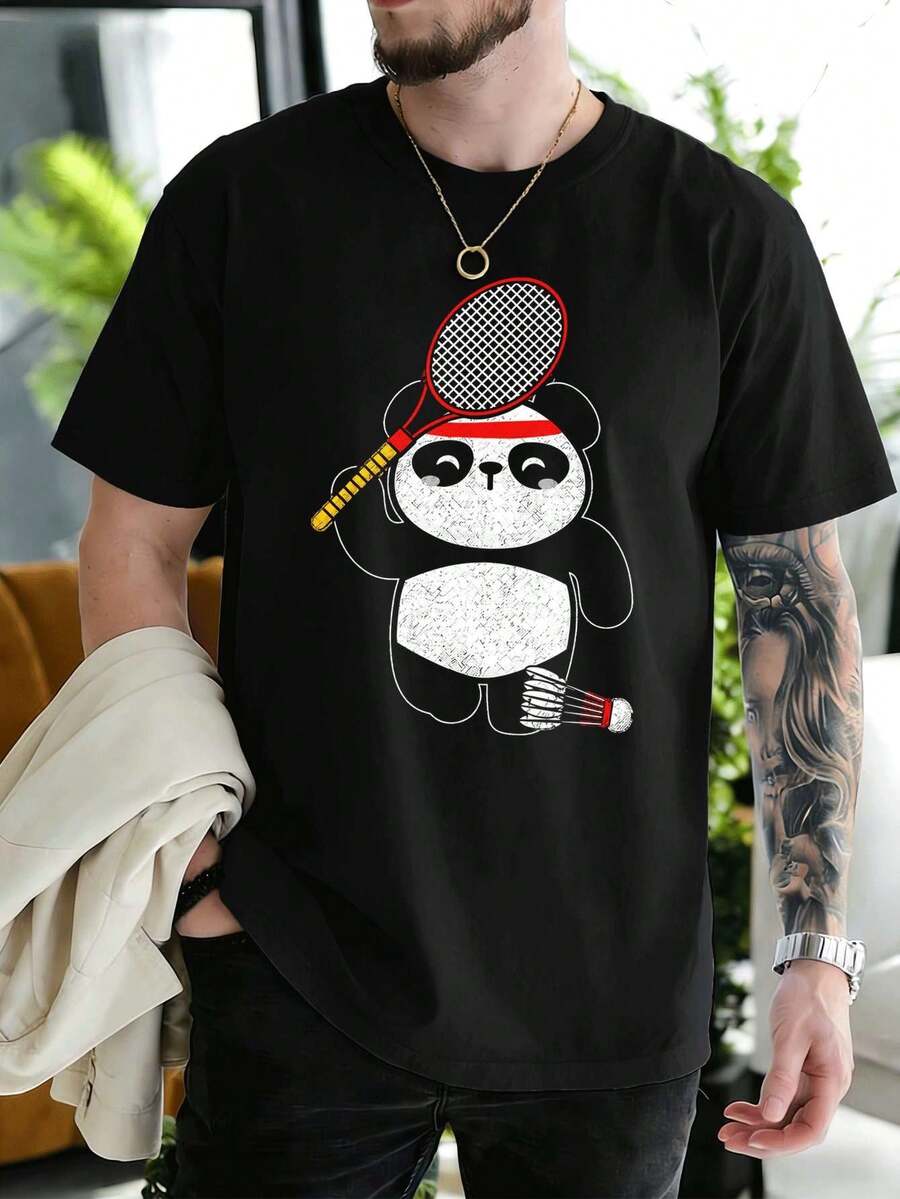 Men T-Shirts - Black - View 1