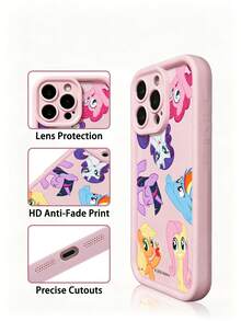 Hasbro MY LITTLE PONY 正版官方授權可愛手機殼，具備無線充電與磁吸功能。本系列手機殼輕巧、防滑且耐用，適合卡通與動漫風格，也適合夏季風格，適用於 iPhone 17/17Air/17Pro/17ProMax/11/12/13/15/16Pro/16ProMax/14Plus/15Plus/16Plus/15Pro/16ProMax/XR，適合送給家人和朋友的節日禮物 - 粉色 - 查看 3