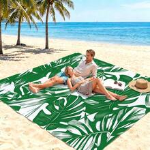 1 Stück Oversized sandabweisendes schnelltrocknendes Strandtuch, geeignet für 1-3 Erwachsene - leichtes, strapazierfähiges Polyestergewebe - perfekt für Reisen, Camping, Wandern und Lässig am Strand, Strandmatte, Picknickdecke Camping Unterlage - Verschiedenfarbig - Übersicht 4