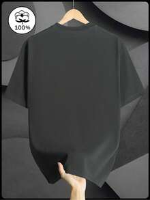 200g 100% Cotton Printed Short-Sleeve T-Shirt - Fashionable And Casual Summer Wear - 白色 - 查看 10