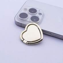 Adjustable Heart-Shaped Creative Heart-Shaped Ring Grip Phone Holder, Slouchy Desktop Stand Mother's Day Gift Anniversary - Multicolor - View 10