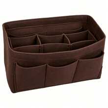 Felt Bag Organizer Insert For Large Capacity Tote Bags Like Speedy, Quickly Organize Items Inside The Bag - Brown - View 6