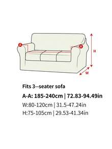 1 buah Sarung Sofa Elastis Berbahan Jacquard Kotak-kotak Mewah dengan Pinggiran Rok, Tahan Debu dan Kotoran, Pelindung Sofa Elastis Menyeluruh, Dekorasi Rumah, Dapat Dicuci dengan Mesin, Sarung Bantal Tidak Termasuk - Coffee Brown - View 12