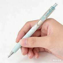 2/4pcs Cute Sakura Gel Pens, Aesthetic Macaron Color Retractable Ballpoint Pens With Soft Grip, 0.5mm Fine Tip Smooth Writing Pens, Suitable For Diaries, Notes, School And Office Supplies, 4 Packs Cute Stationery, Perfect For Girls - Cherry Blossom Pen - View 9
