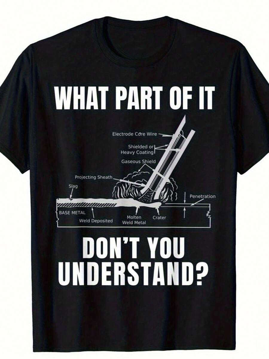 Men T-Shirts - 黑色 - 查看 1