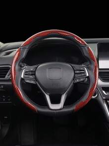 3pcs Non-Slip Steering Wheel Cover - Faux Carbon Fiber Pattern + High Reflectivity High Brightness + Segmented Embedded Design + Easy Installation + No Inner Ring, For Car/MPV/SUV/RV/Pickup/Van - 3pcs - View 15