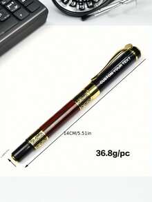 Customized Signature Pen Set With 2 Refills, Personalized Neutral Ink Pen For Back To School, Customized Ballpoint Pen With Exquisite Gift Box, Customizable Engraved Text Pen, Suitable For Birthday Gifts, Student Creative Gifts, Teacher Gifts, 2026 Graduation Gifts - Multicolor - View 5