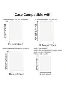 5pcs Screen Protector For Kindle Paperwhite 12th Gen (2024) & 11th Gen (2021), Colorsoft Signature Edition, Kindle Basic 2022/2024 (11th Gen) & 10th Gen (2019),10th Gen 2018 – Soft Film, Anti-Scratch - 5 Pcs - View 7