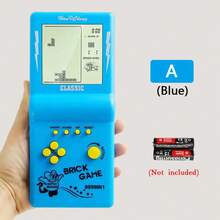 Retro Handheld Game Console, Classic Console, Screen, Nostalgic Pocket Game Machine, Puzzle Toys For Kids - D-orange - View 8