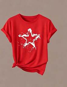 3 piezas They are casual and  for daily outings camping concerts hip-hop rock and rap events camisetas básicas de manga corta de ajuste ceñido de unicolor con estilo subcultura punk anime - Rojo - Ver 2