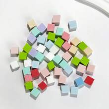 20入/50入彩色方形&三角形美甲海綿墊，美甲腮紅暈染海綿，美甲專用工具 - 彩色 - 查看 12