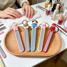 2/5入可愛兔子去角質指甲銼條 可重複使用不鏽鋼雕刻磨棒 去死皮拋光條 可水洗美甲表面修復筆 拋光指甲形狀 顏色隨機 - 彩色 - 查看 4