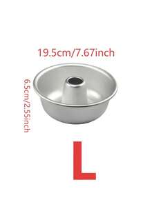 Aluminum Alloy Round Cake Mold, Small Donut Mold, Hollow Angel Chimney Mold. Multiple Sizes Available. S Size Mold Is Smaller, Suitable For Home And Party Use. (Please Pay Attention To Size When Purchasing. Thank You.) - Multicolor - View 14