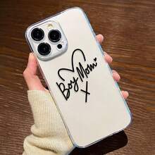 Funda para Teléfono - Una Carcasa Transparente con un Diseño de Corazón Escrito a Mano Hecha de TPU, que Proporciona Protección Total y un Ajuste Preciso para Apple  6/7/8/X/Xs/Xr/Xs - Multicolor - Ver 5