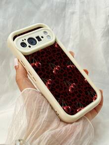 TJ114 Cherry Bow On Leopard Print Fully Enclosed For Drop Protection And Slip Resistance Features Angel Eye TPU Soft Case For  A38 A18 A15S A16S A17K A54 A58 A5i A5 Pro A5X A60 A74 A79 A57 A78 A35 A53 Find X8 Reno7 10 12 11 13 14 Pro 4F 11F 12F 12FS 13F 14F 4Z 5Z 6Z 7Z 8Z For Redmi 12 13 9C 10C 12C 13C 14C Note 9 10 11 12 13 14 Pro 10S 11S 12S 14S For Poco M6 M7 X7 For Honor X9C Magic7 Lite For Galaxy S26 Ultra For Pixel 7 For  V30 Lite For  Phone Case - 白色 - 查看 2