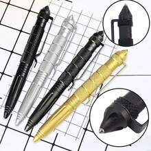 Bộ 2 bút chiến thuật hợp kim nhôm đen và vàng, kèm đầu phá kính bằng vonfram cacbua, thích hợp cho tự vệ chiến thuật, thoát hiểm khẩn cấp và viết hàng ngày. - Bộ - Xem 13