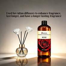 Large Capacity Aromatherapy Essential Oil Refill, Suitable For Aromatherapy Diffuser/Humidifier/Reed Diffuser/Diffuser Stone/Car Aromatherapy, Multiple Fragrances Available, Rose Lavender Cherry Blossom... Fragrance Oil, Bedroom Living Room Bathroom Office Hotel Room Fragrance Refill - 奢華大瓶/香氛系列 - 查看 3