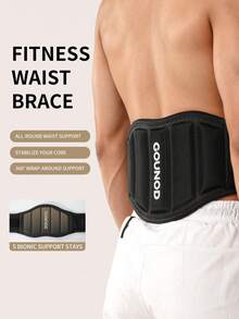 GOUNOD 新式運動腰部支撐帶，適用於重量訓練、深蹲、硬舉、健身腰帶，綜合訓練裝備，男女通用 - 彩色 - 查看 6