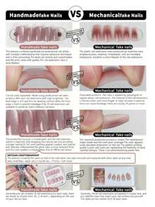 10pcs Handmade Press-On Nails, Short Almond Shape Fake Nails, Nude Pink Base With French Tip, Cat Eye Effect, Reusable Salon Quality, Beginner-Friendly Nail Stickers For Daily Wear And Party - Multicolor - View 8