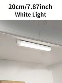 1件裝 LED 感應燈，無線 LED 夜燈，可充電櫥櫃衣櫃燈，廚房樓梯背光燈，智能 LED 感應燈，露營車照明燈管燈具，USB 充電，內置鋰電池，感應式易安裝，適用於衣櫃、櫥櫃、臥室、浴室、樓梯等 - 白色 - 查看 12