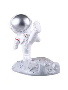 Astronaut Phone Stand - Kicking Legs Silver Creative Cartoon Phone Holder Slouchy Binge-Watching Tablet Support Stand Home Desktop Decoration Ornament - Multicolor - View 4