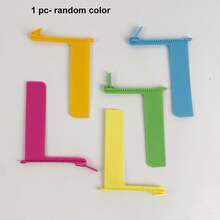 1pc/3pcs Creative Zipper Shaped Bookmarks, Reading Note Markers, Random Colors - Zipper Bookmark - View 7