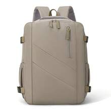 myco bags 航空機艙登機背包附組合鎖，40x30x20CM符合Ryanair標準，輕量女款旅行背包，簡約清新風格中學生旅行袋，大容量男款旅行袋，筆電登山背包 - 彩色 - 查看 9