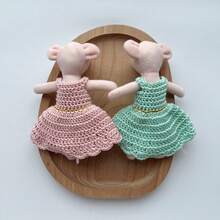 [Ballet Piggy]1pc 13cm Ballet Style Piggy Plush Doll, Birthday Gift For Little Girls, Holiday Gift - Ballet Pig - View 3