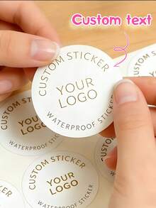 1/6/12/24 Buah Stiker Kustomisasi Pribadi, Stiker Label yang Dapat Disesuaikan. Cocok untuk Berbagai Acara, Mendukung Foto, Gambar, dan Label Kustom. Stiker Logo Kustom, Stiker Label - MultiWarna - View 5