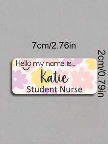 Personalisierter Acryl-Namensschild, anpassbarer Name und Text, personalisierter Arbeits- und Veranstaltungs-Ausweis, maßgeschneidertes professionelles Accessoire, Regenbogen-Acryl-Namensschild, wiederverwendbar, langanhaltend, geeignet für den täglichen Gebrauch, ideal für Konferenzen, Arbeitsveranstaltungen und Unternehmensidentität, elegant und vielseitig, modisches Accessoire, perfektes Geschenk für Freund, Freundin, Familie, Freunde - Verschiedenfarbig - Übersicht 7