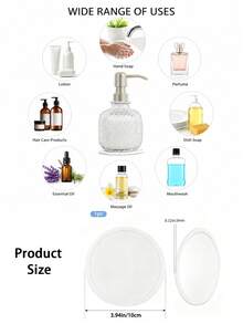 Minimalist Silicone Decorative Tray, Vanity Organizer For Bathroom Counter, Perfume, Cosmetics, Jewelry, Candles, Keys & Small Essentials, Tray For Kitchen, Bedroom, Coffee Station, 7.8''/11.8'' Available - Multicolor - View 10