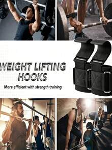 2pcs/Set Heavy Duty Weightlifting Hooks With Solid Hooks, Maximize Lifting Potential, Wide Strap Design, Suitable For Fitness Enthusiasts, Wear-Resistant Wrist Protection, Applicable For Gym Workouts And Deadlifts, Weightlifting Hooks, Gym Workout Equipment, Weight Loss - Multicolor - View 7