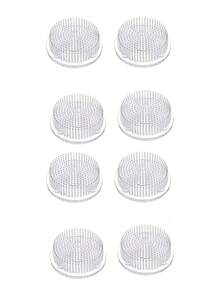 3 件套塑料透明青蛙形花架花瓶装饰带吸盘，禅意东方日式插花插花用品，可重复使用的花瓶花架，婚礼花束架 - 透明色 - 查看 16