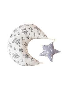 HAPPY WALK Upgraded Baby Side Sleeping Pillow - Soothing Support Pad And Newborn Positioning Pillow - Upgraded Moon Pillow - View 7