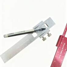 6.69 Inch Square Ruler And Straight Ruler - Heavy Duty Metal Construction, Double-Sided Scale, Ambidextrous, Suitable For Woodworking, Carpentry, Projects, Woodworking Essential, Durable Construction, Professional Builder - Red - View 6