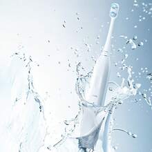 Panasonic EW-DC033W Rechargeable Electric Toothbrush, White/Blue, Long Battery Life, Deep Clean Plaque Control, Complete Set With Cover & Brush Heads - White - View 8