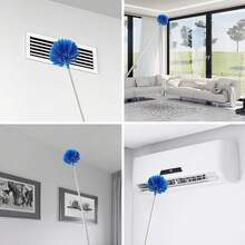1pc Extendable & Detachable Ultra-Fine Fiber Ceiling And Fan Duster, Dust Brush, Home Ceiling Dust Cleaning Tool For Sweeping Walls, Ceilings, Kitchen, Living Room, Bedroom, Hallway - Gray - View 8