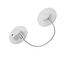 1 pieza Blanco/Negro Cerradura de seguridad multifuncional para niños, cerradura de gabinete sin perforación de doble bloqueo, cerradura de ventana con limitador, cerradura de seguridad para el hogar - Blanco - Ver 14