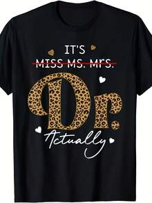 This Is A Graduation Thank-You Shirt Featuring Titles Such As Miss, Mrs., And Doctor. It Is Available In A Similar Design For Men And Women. - Back - View 1